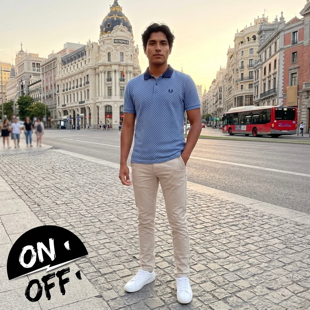 Inspiración editorial de Fred Perry Polo M