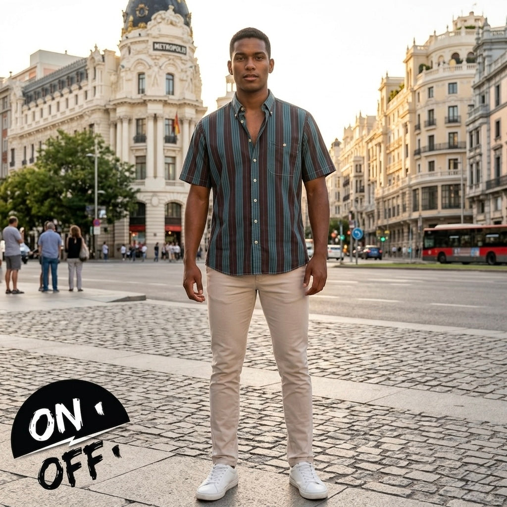 Inspiración editorial de Burberry Camisa Manga Corta XXL
