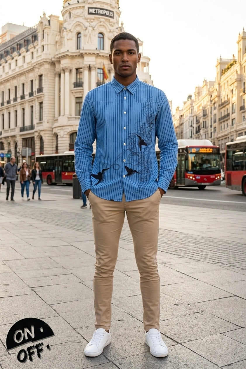 Inspiración editorial de Desigual Camisa XL