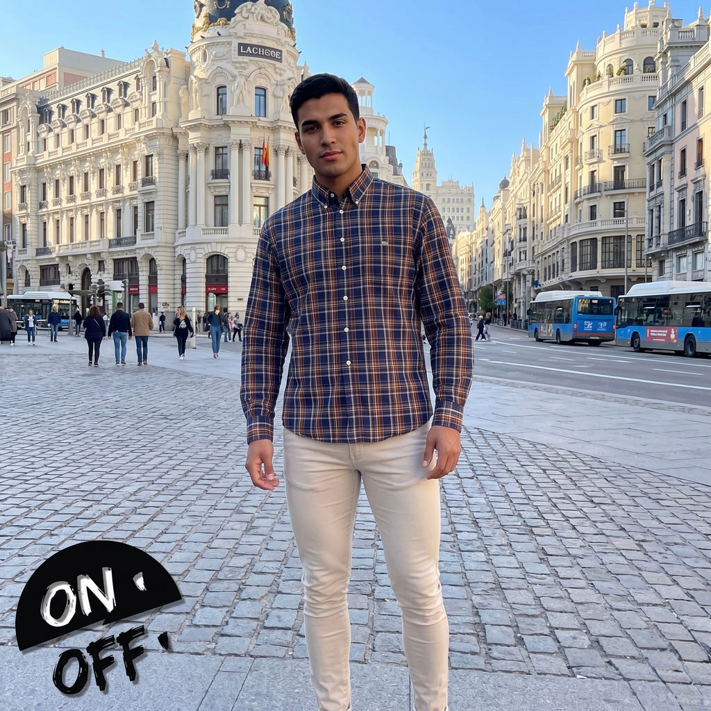 Inspiración editorial de Lacoste Camisa XL