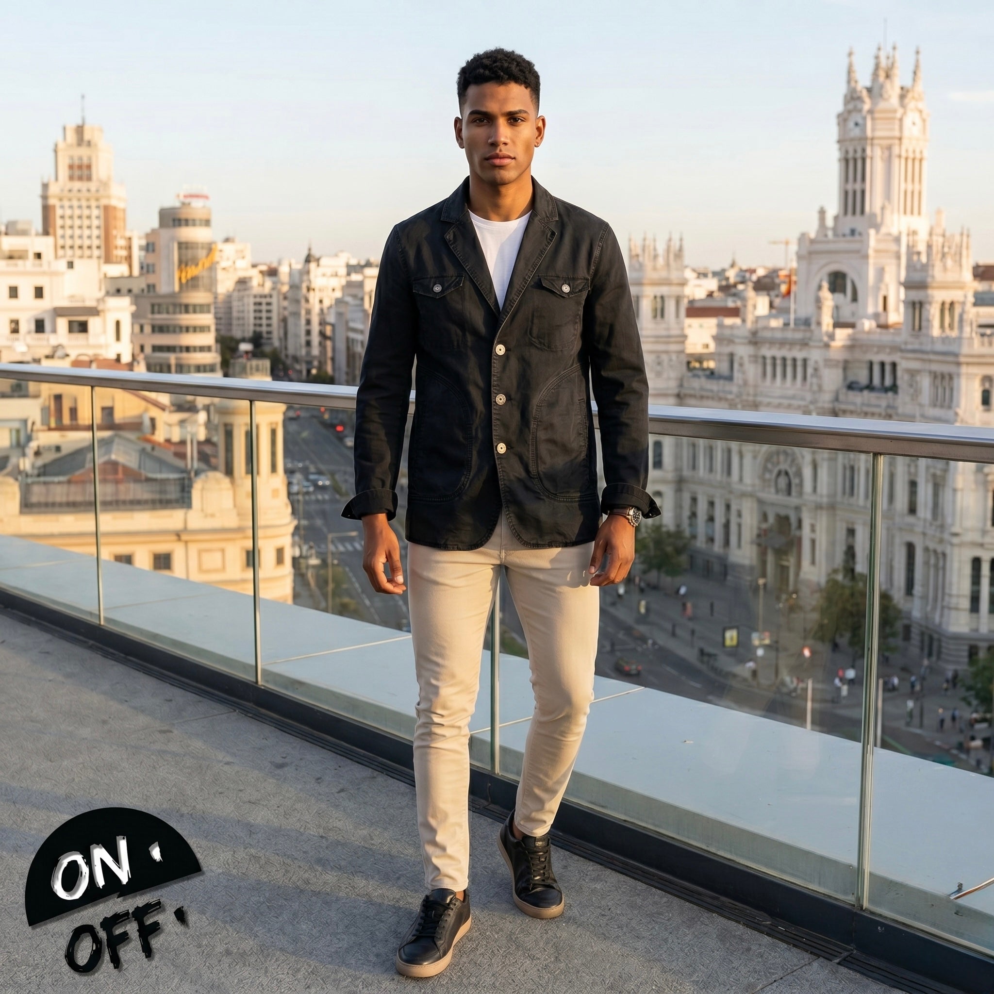 Inspiración editorial de Calvin Klein Jeans Abrigo L