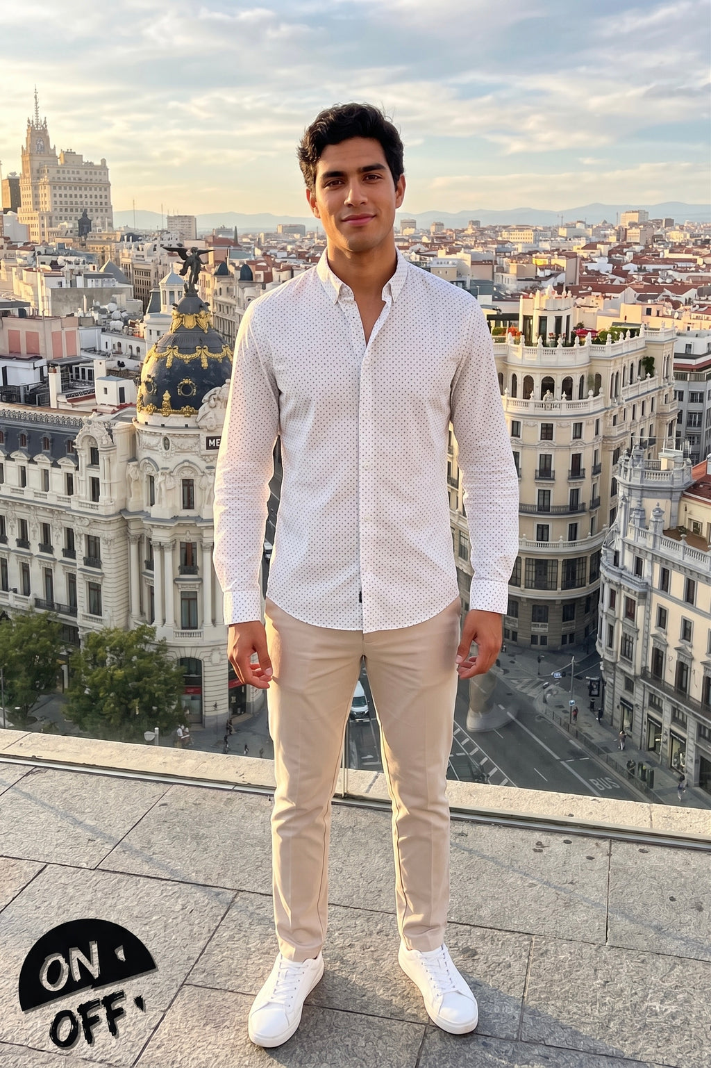 Inspiración editorial de Armani Exchange Camisa M