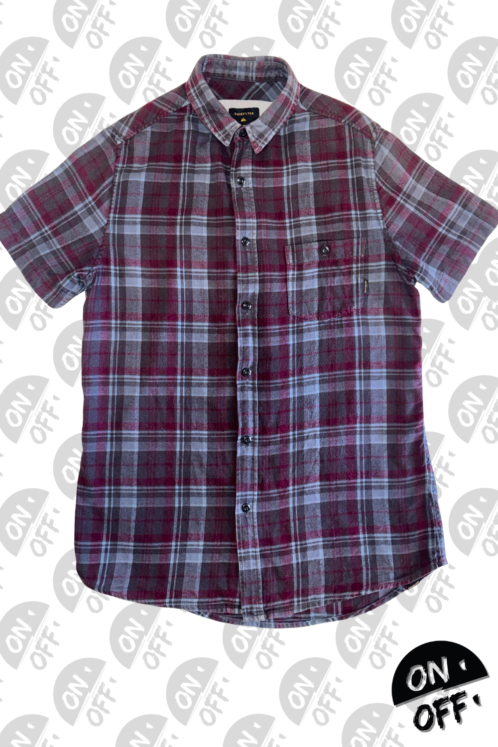 Quiksilver Camisa Manga Corta XS — vista general de la prenda