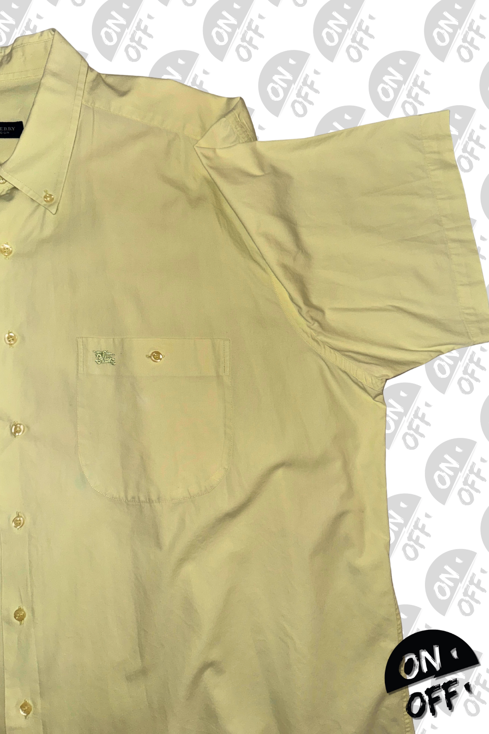 Burberry Camisa Manga Corta XXL — detalle 2