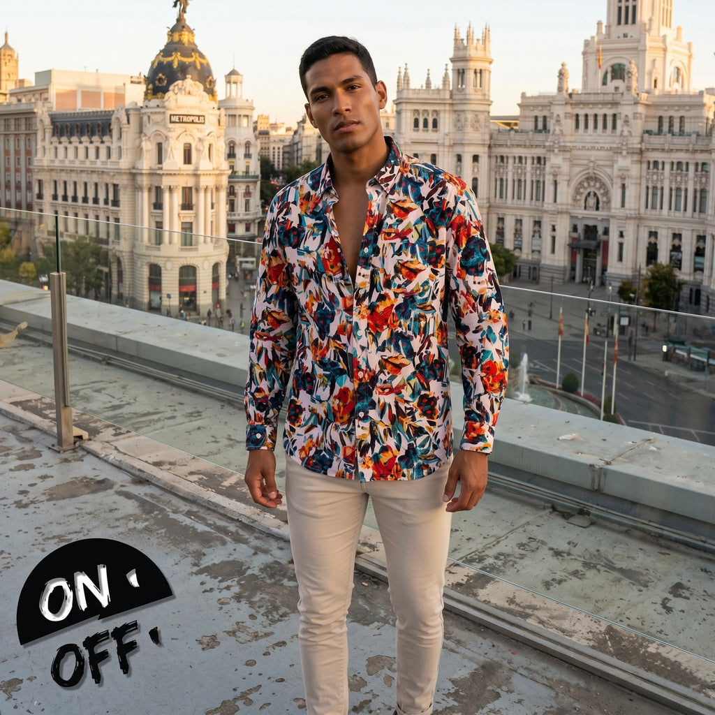 Inspiración editorial de Desigual Camisa S