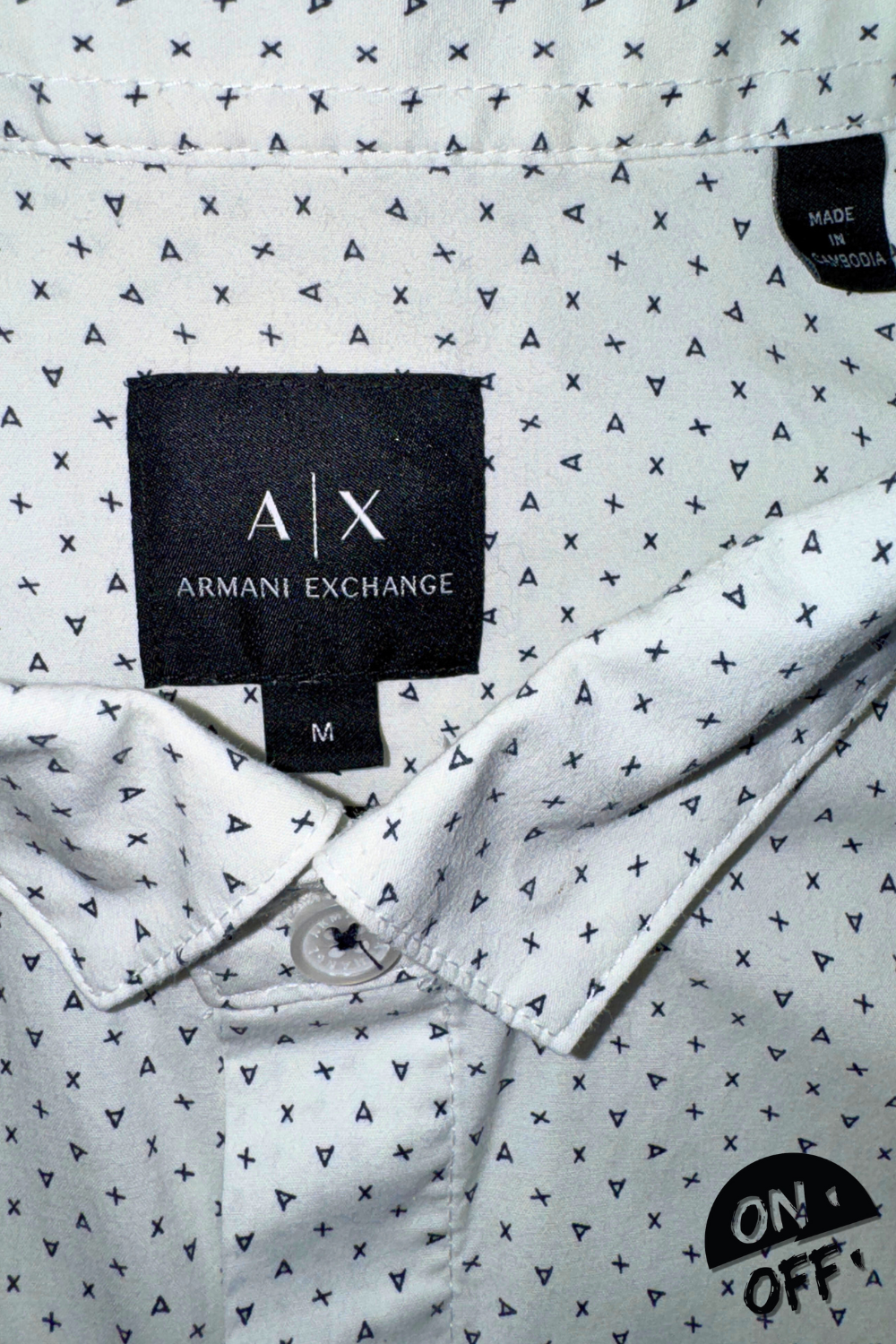 Armani Exchange Camisa M — detalle 2