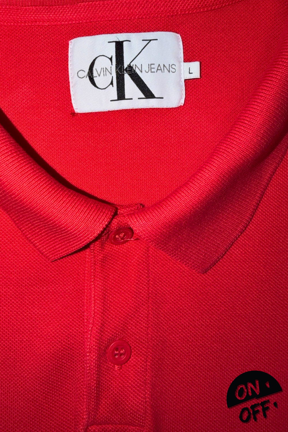 Calvin Klein Jeans Polo L — detalle 2