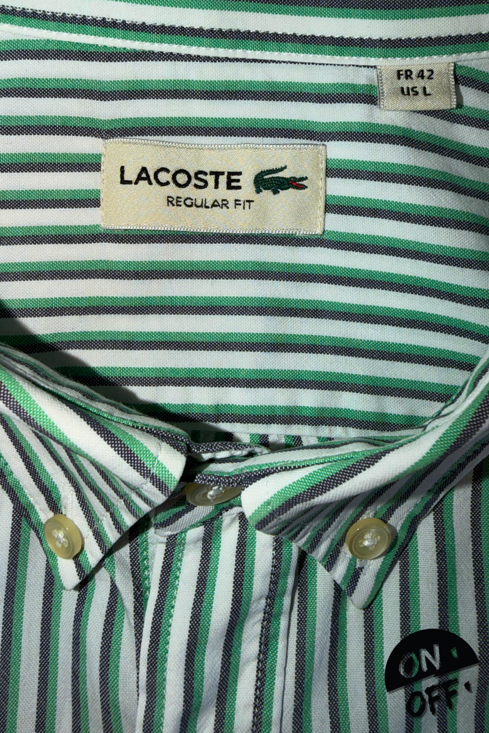 Camisa Lacoste Manga Corta 42 — detalle 2