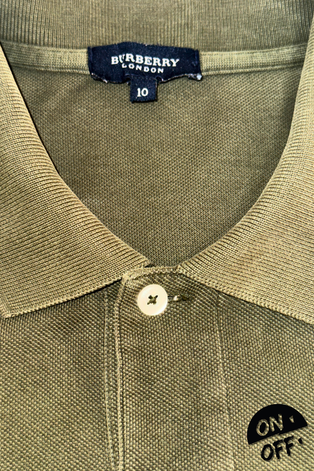 Burberry Polo XXL — detalle 2