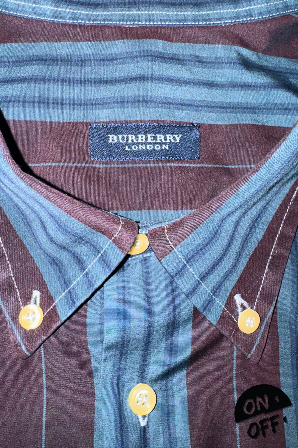 Burberry Camisa Manga Corta XXL — detalle 2