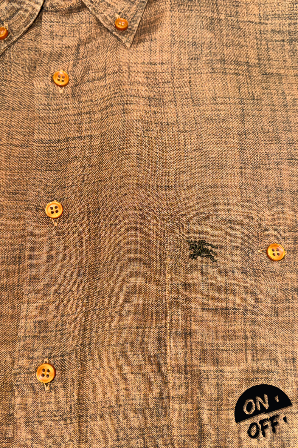 Burberry Camisa Manga Corta XXL — detalle 3
