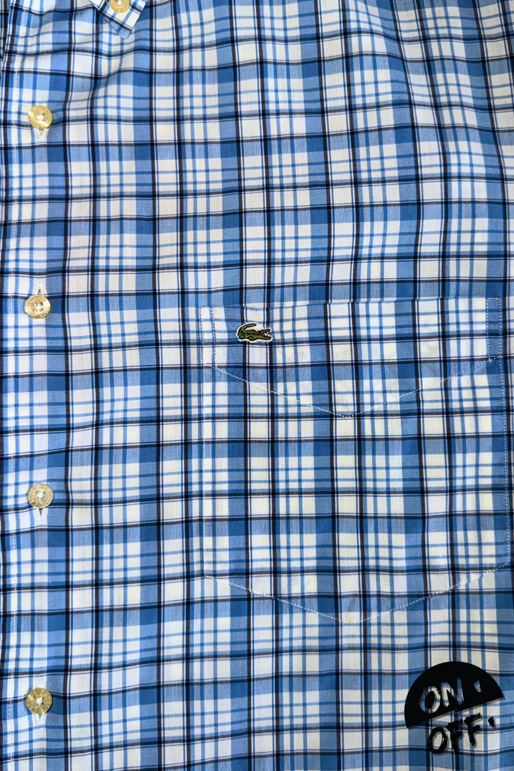 Lacoste Camisa Manga Corta XL — detalle 3