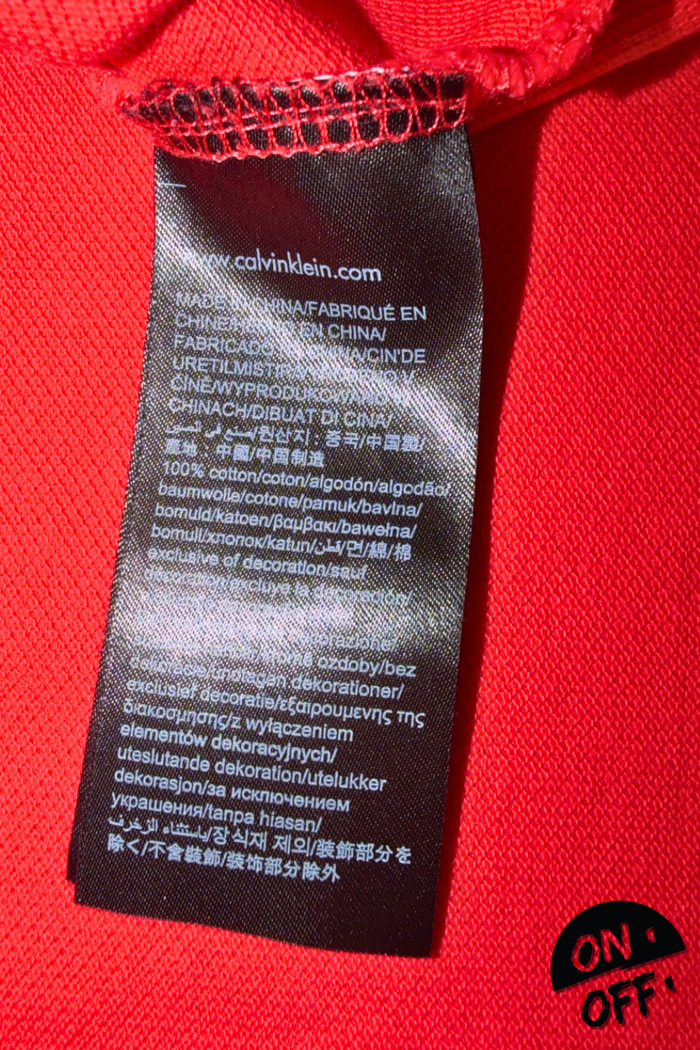 Calvin Klein Jeans Polo L — detalle 4