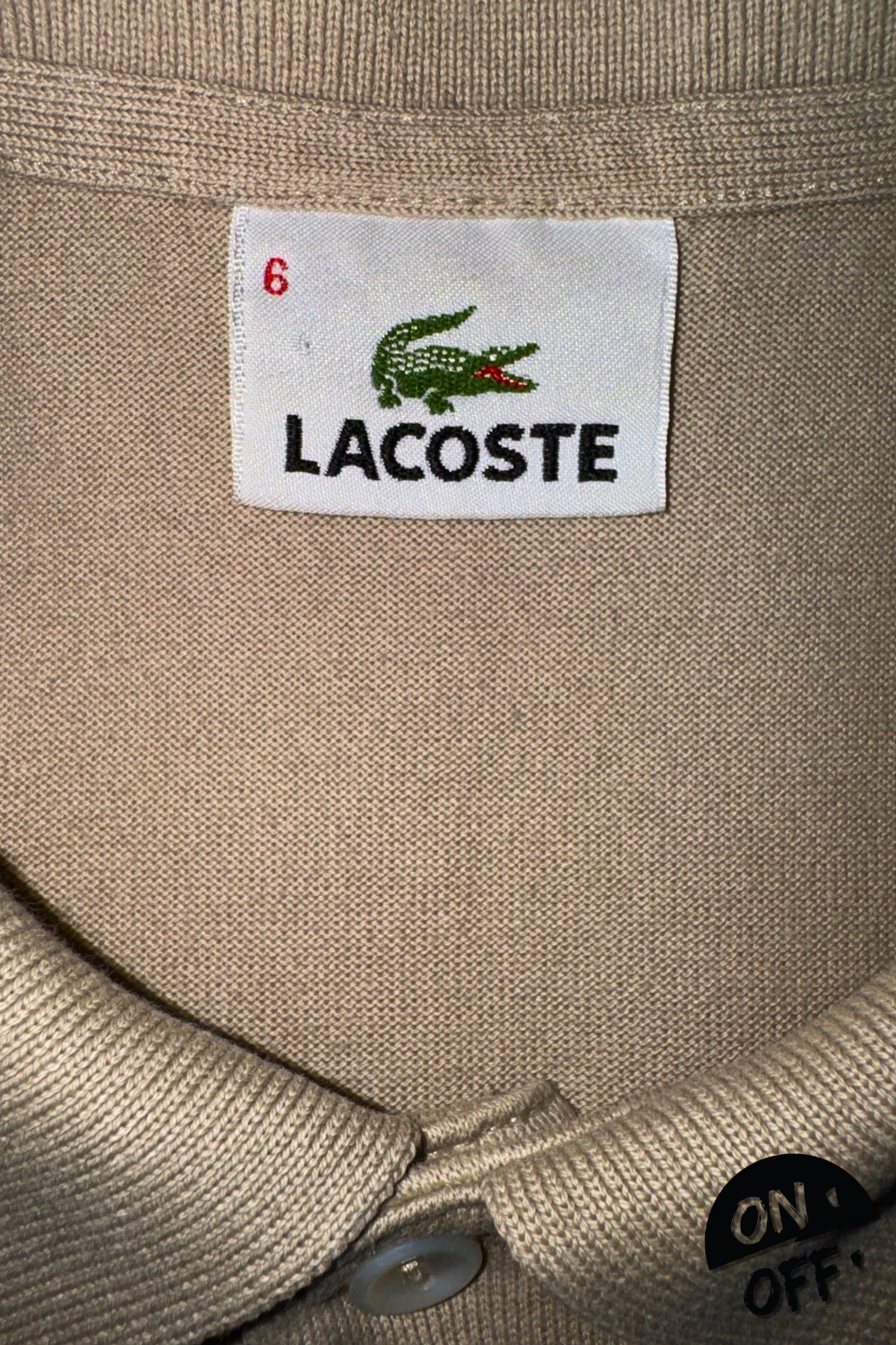 Lacoste Polo XXL — detalle 4