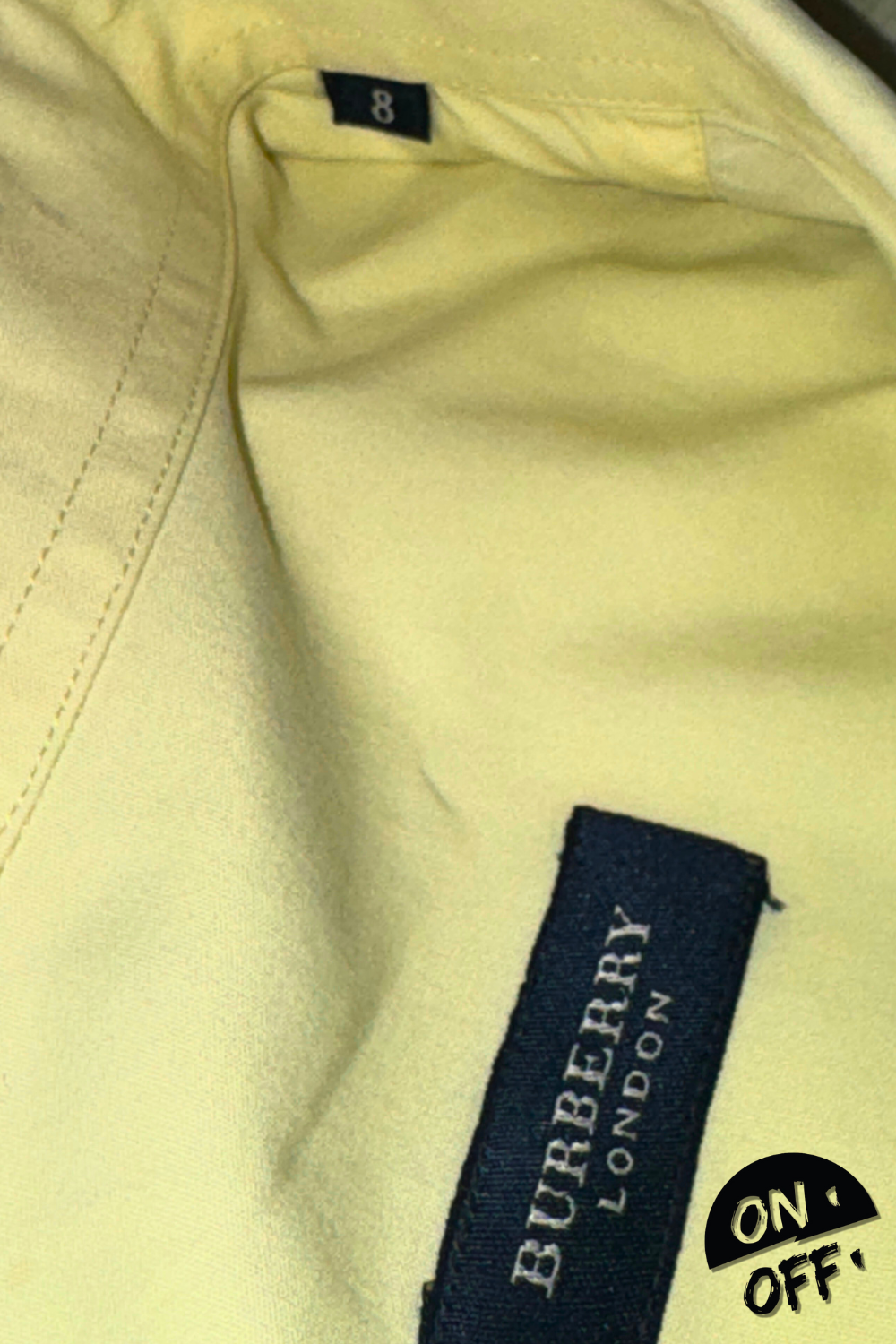 Burberry Camisa Manga Corta XXL — detalle 5