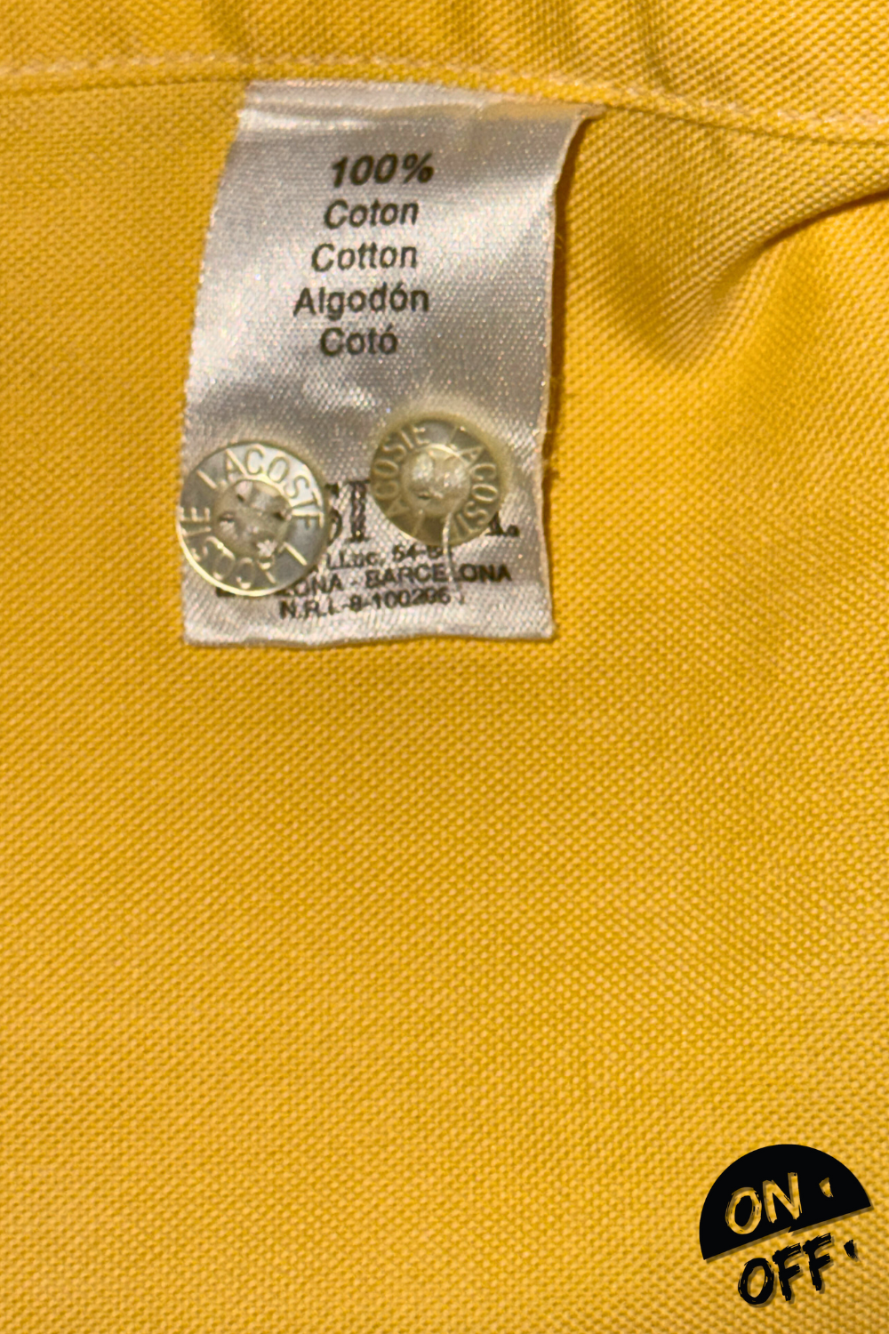 Lacoste Camisa L — detalle 5