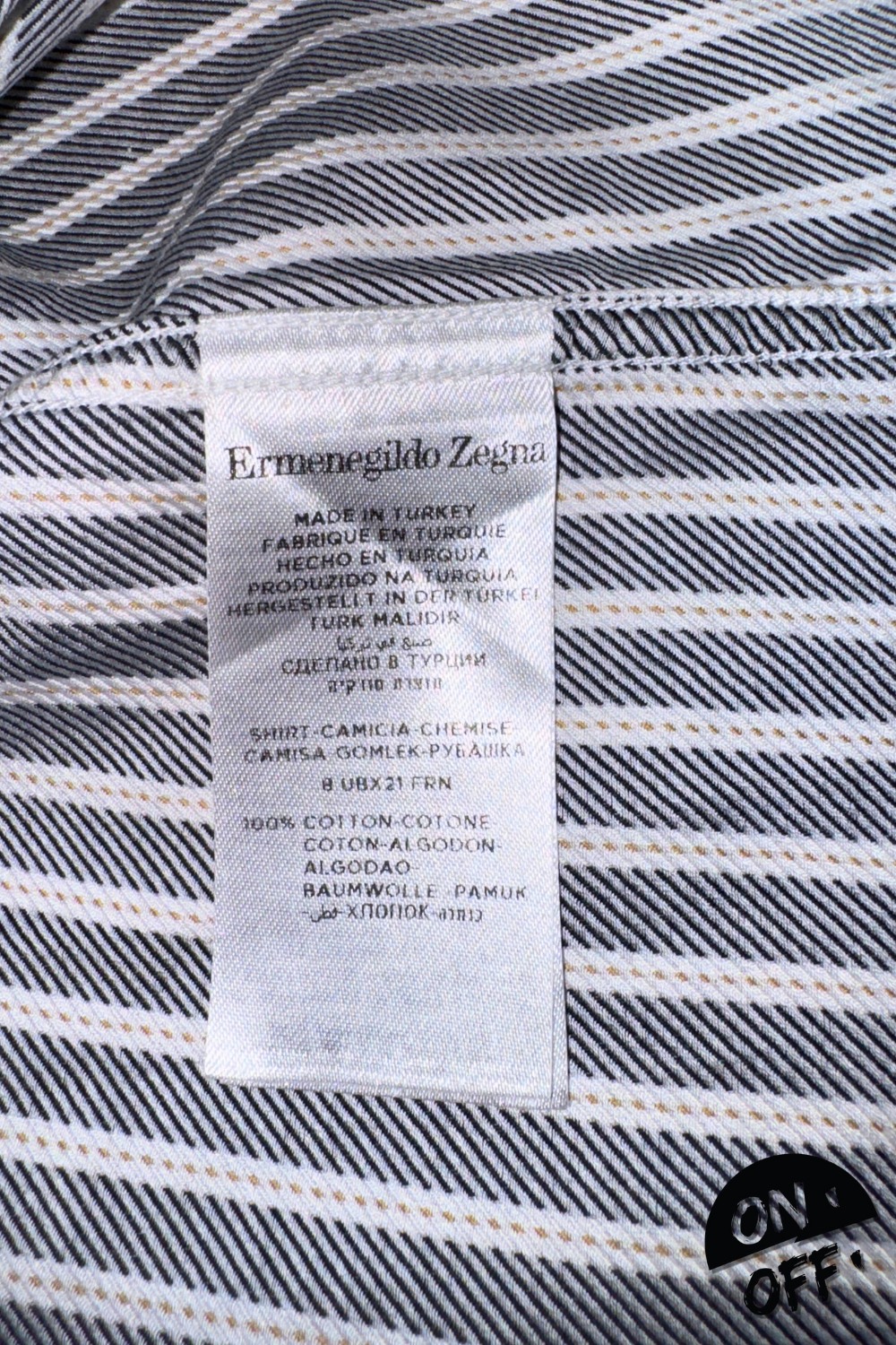 Ermenegildo Zegna Camisa XXL — detalle 5