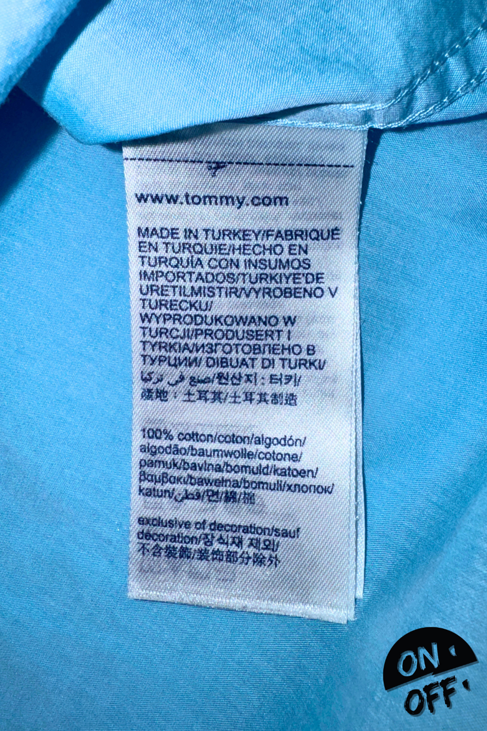 Tommy Hilfiger Camisa M — detalle 5