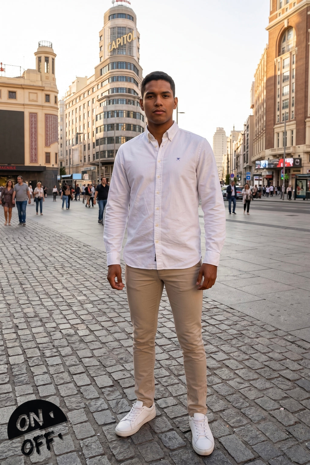 Inspiración editorial de Hackett London Camisa L
