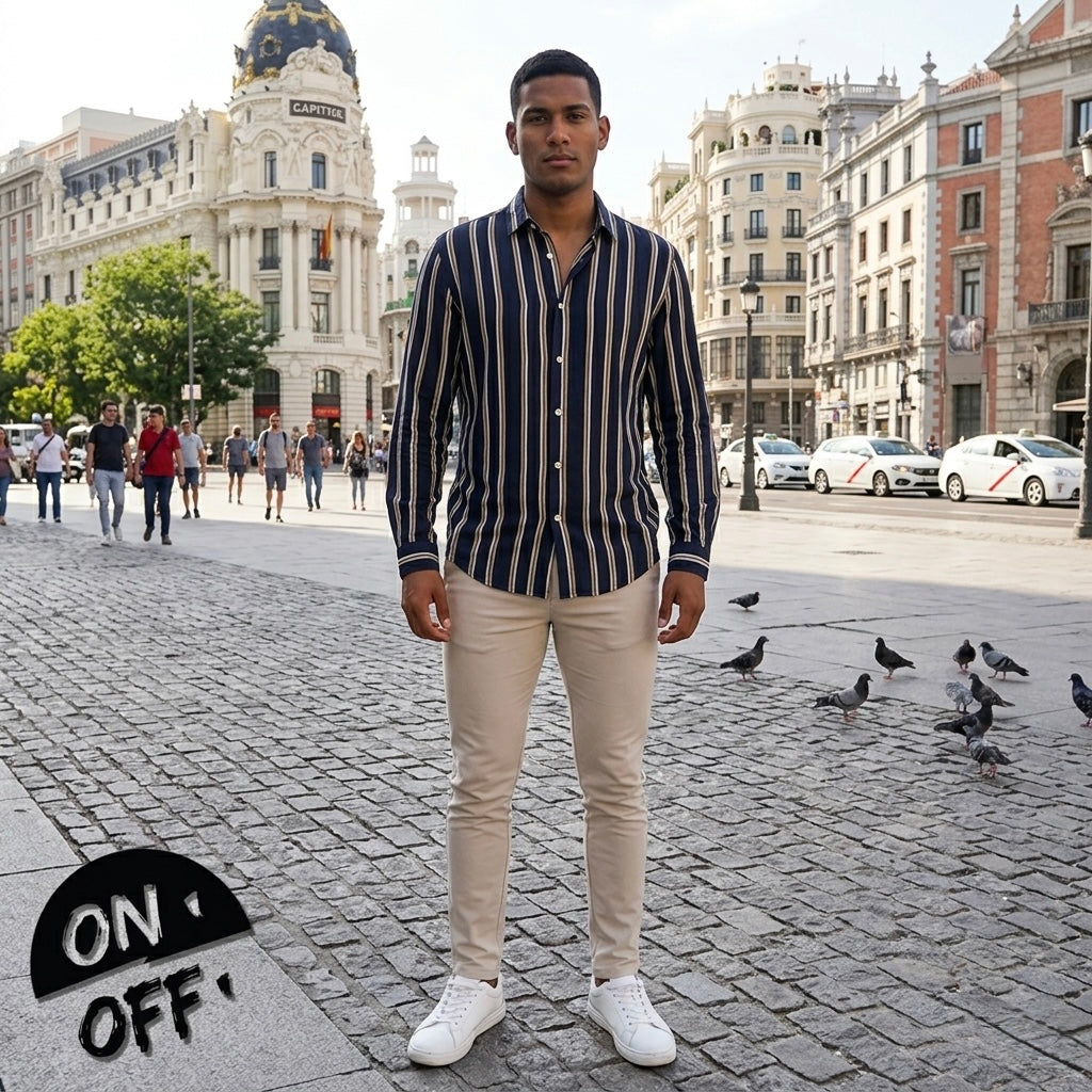 Inspiración editorial de Ermenegildo Zegna Camisa XXL