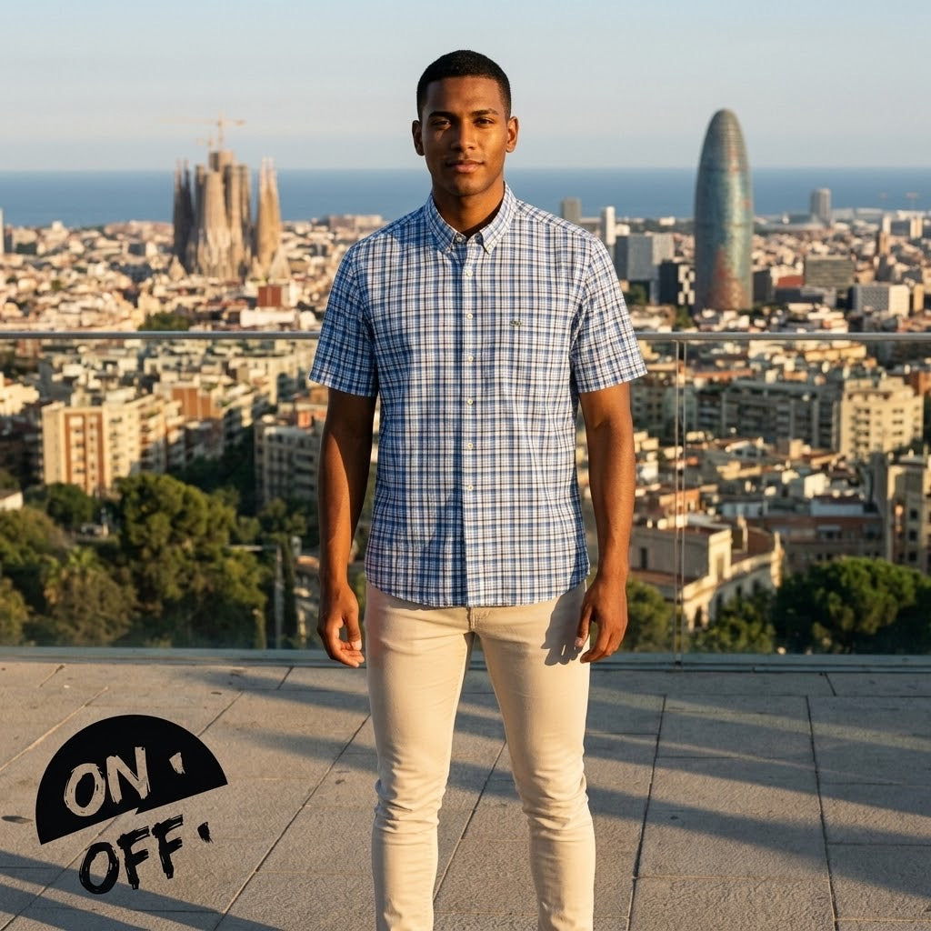 Inspiración editorial de Lacoste Camisa Manga Corta XL