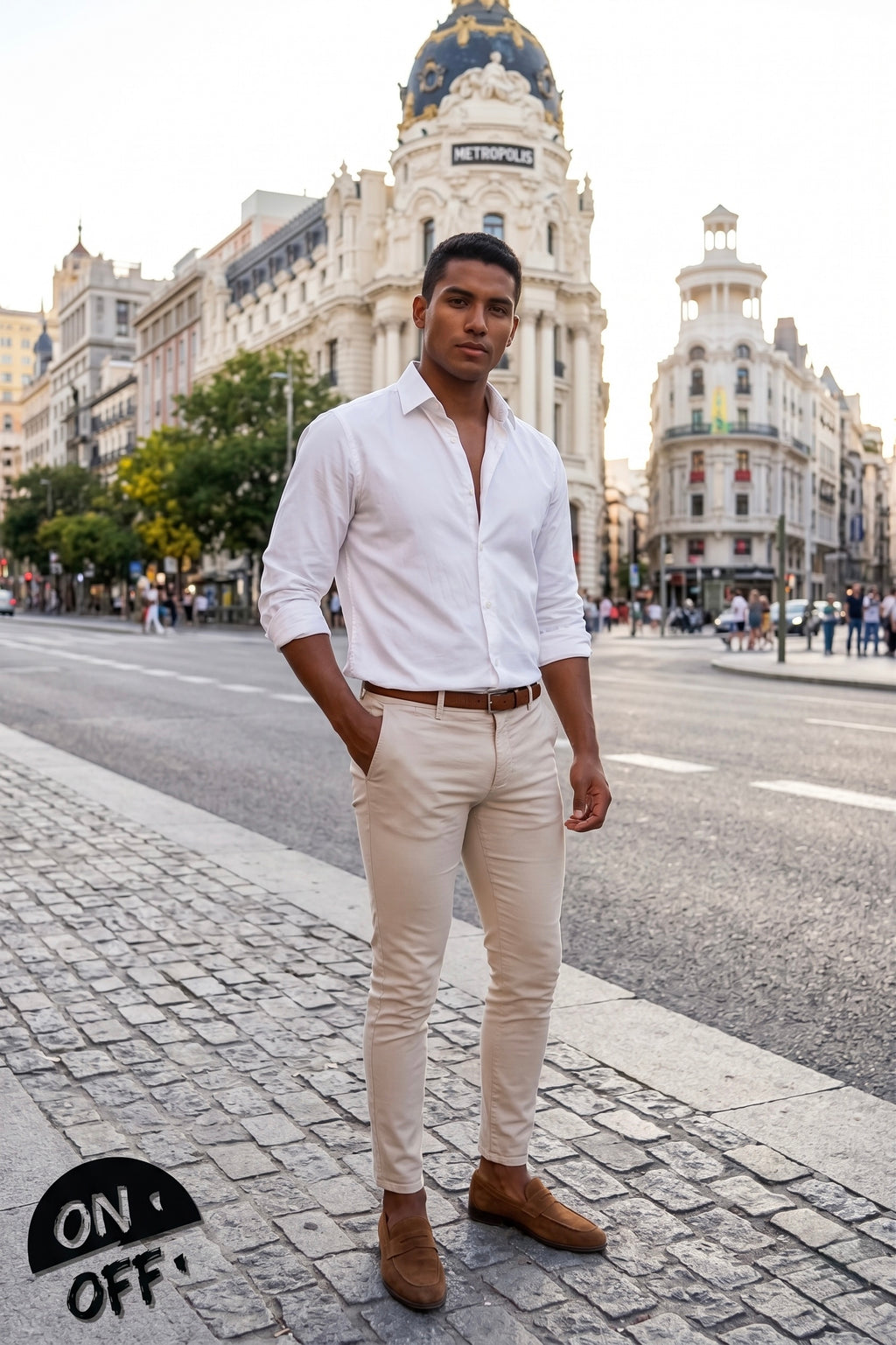 Inspiración editorial de Hugo Boss Camisa XL