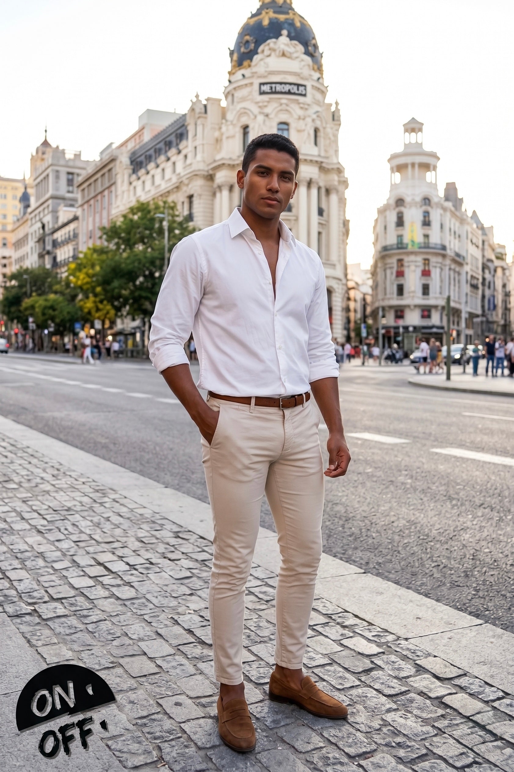 Inspiración editorial de Hugo Boss Camisa XL