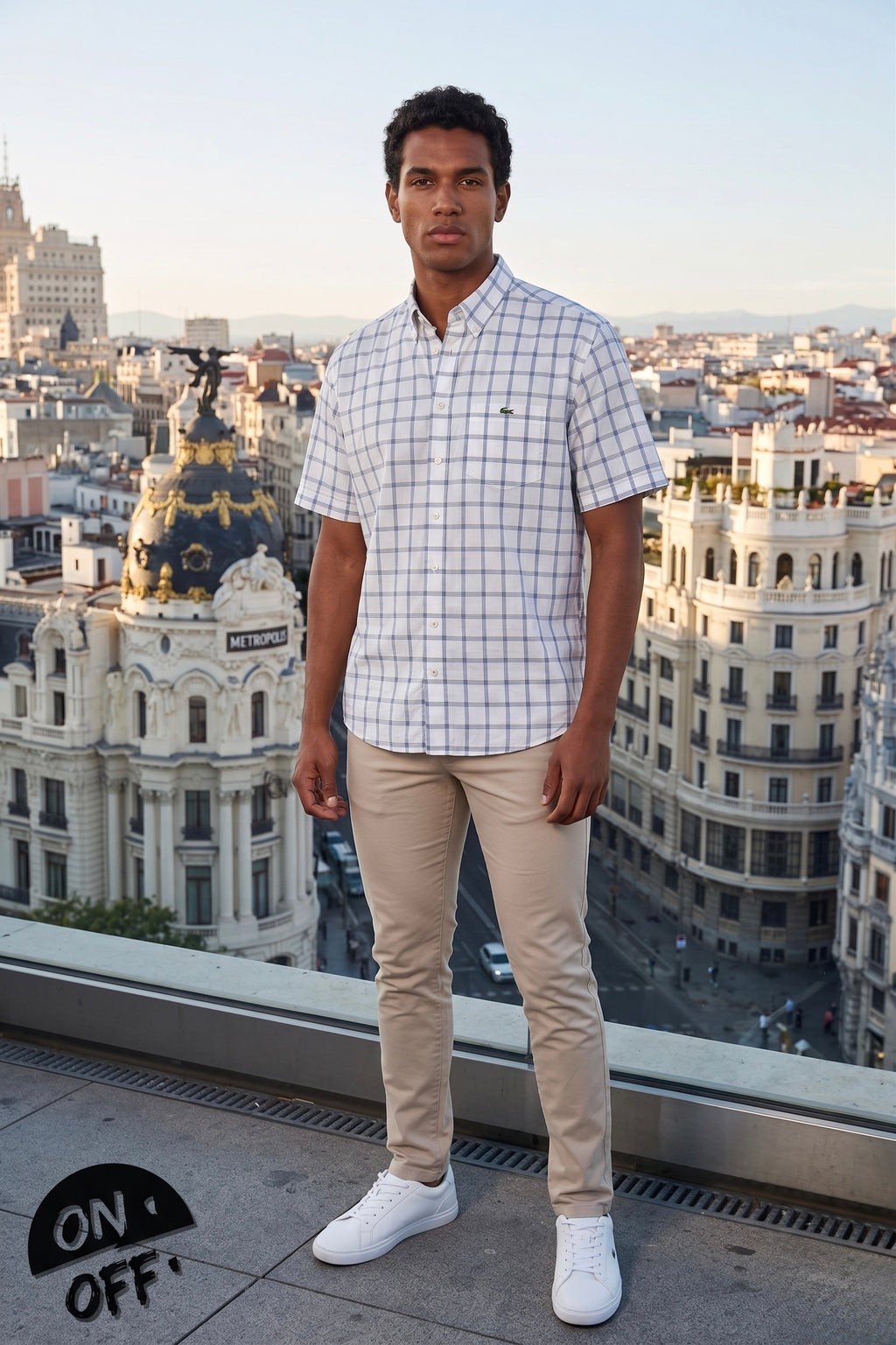 Inspiración editorial de Lacoste Camisa Manga Corta XXL