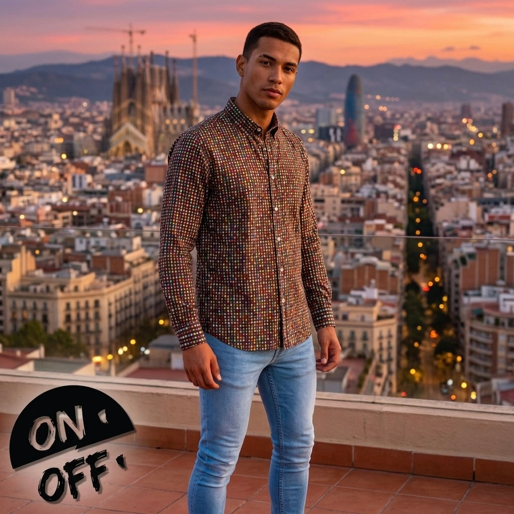 Inspiración editorial de Desigual Camisa M